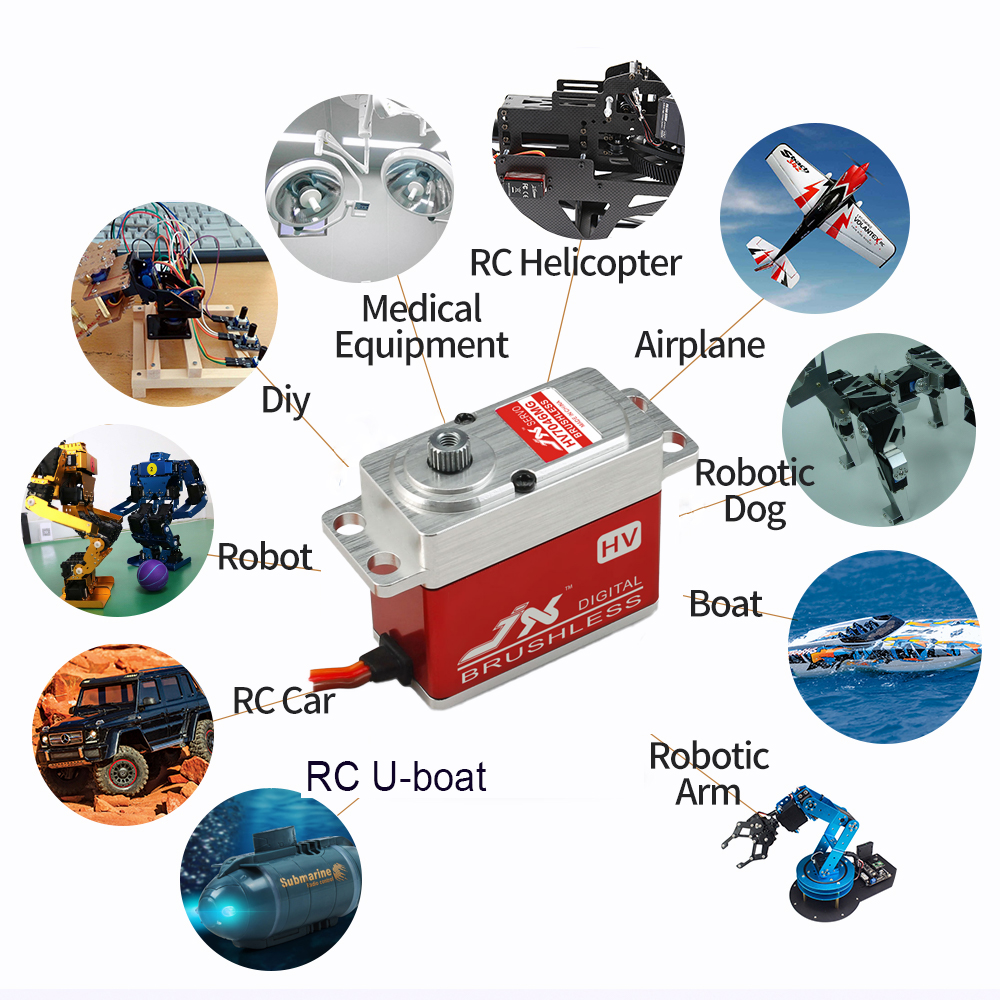 JX Servo BLS-HV7032/7046MG Bru - Rc Helicopter Large recension och pris