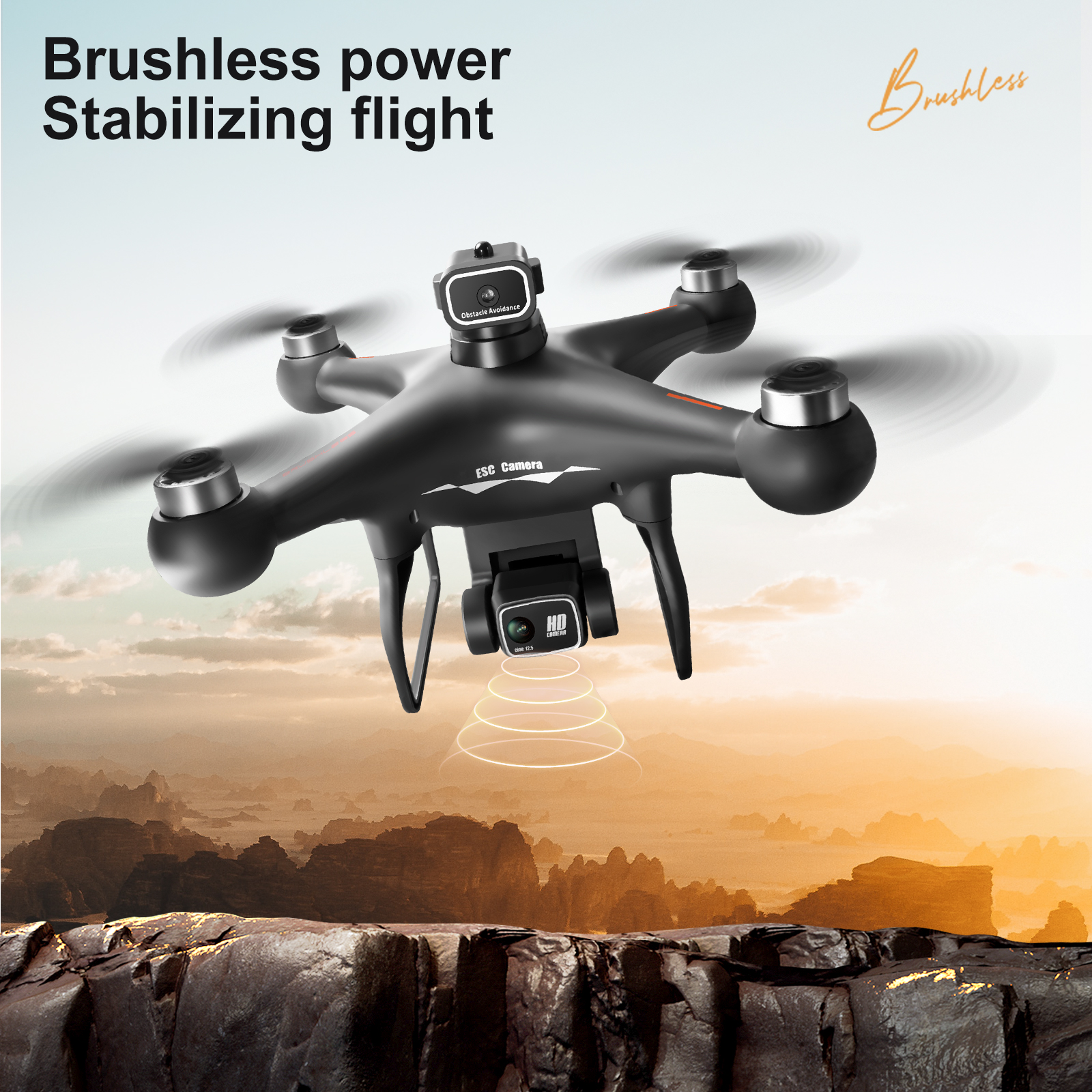 ZNLYRION S116 RC Drone Brushle - Rc Helicopter Bag recension och pris