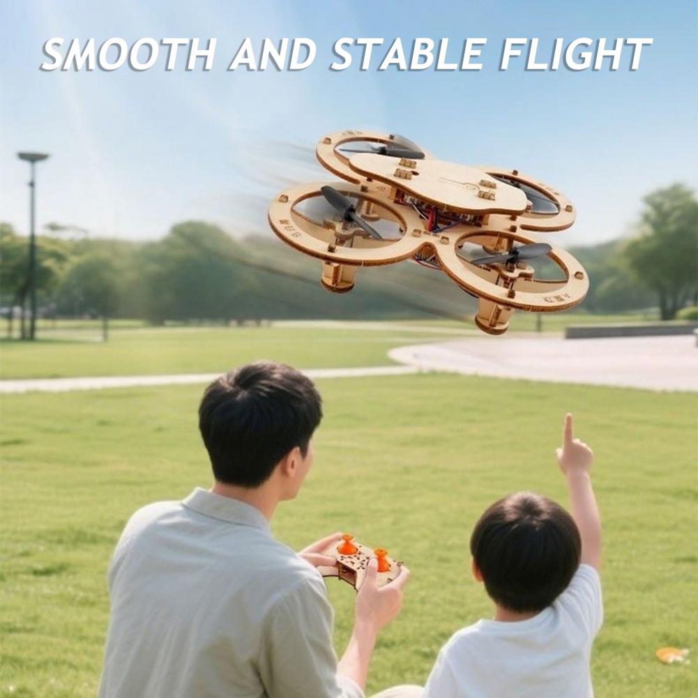 Rc Drone Toy Wooden Drone Puzz - Rc Helicopter Electric recension och pris
