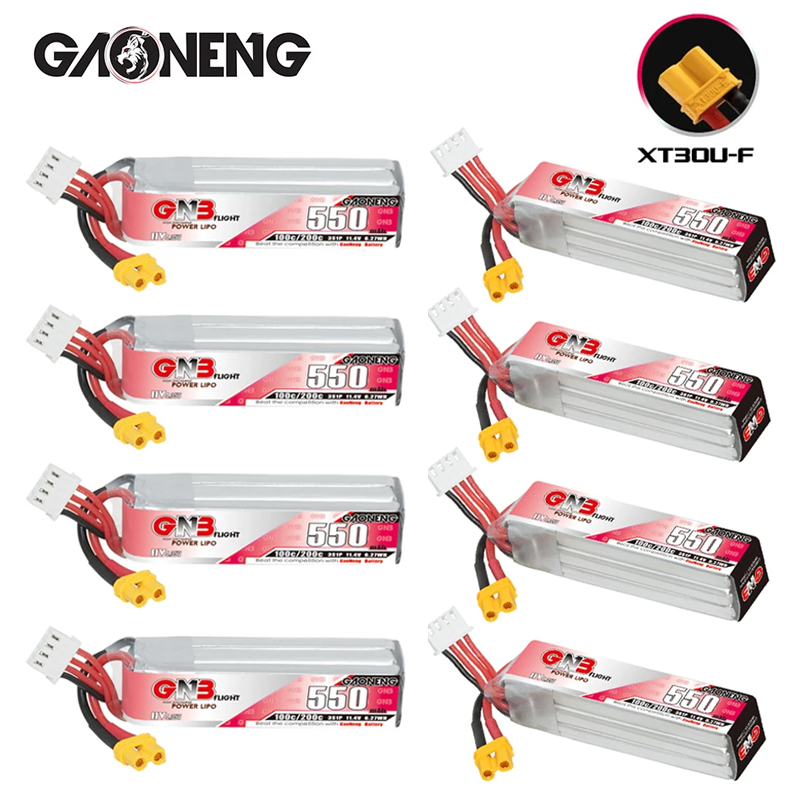 GNB HV 11.4V 550mAh 100C/200C  - Rc Helicopter Coaxial recension och pris
