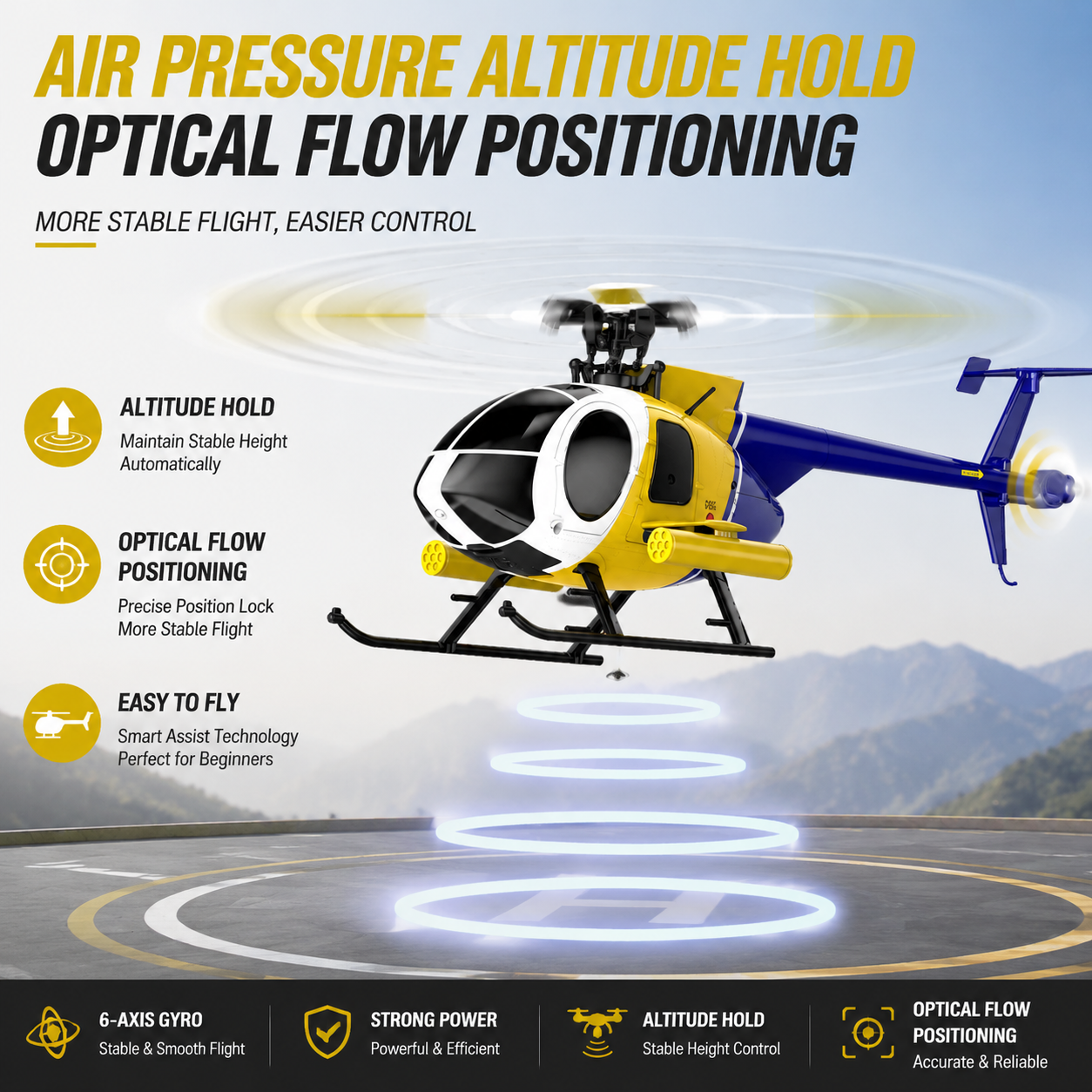 K300 6CH RC Helicopter Brushle - Rc Helicopter Large recension och pris