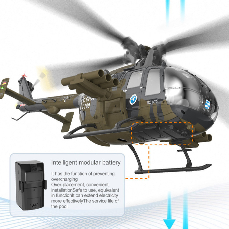 Rcera Rc Helicopter Bo105 C180 - Rc Helicopter Single Rotor recension och pris