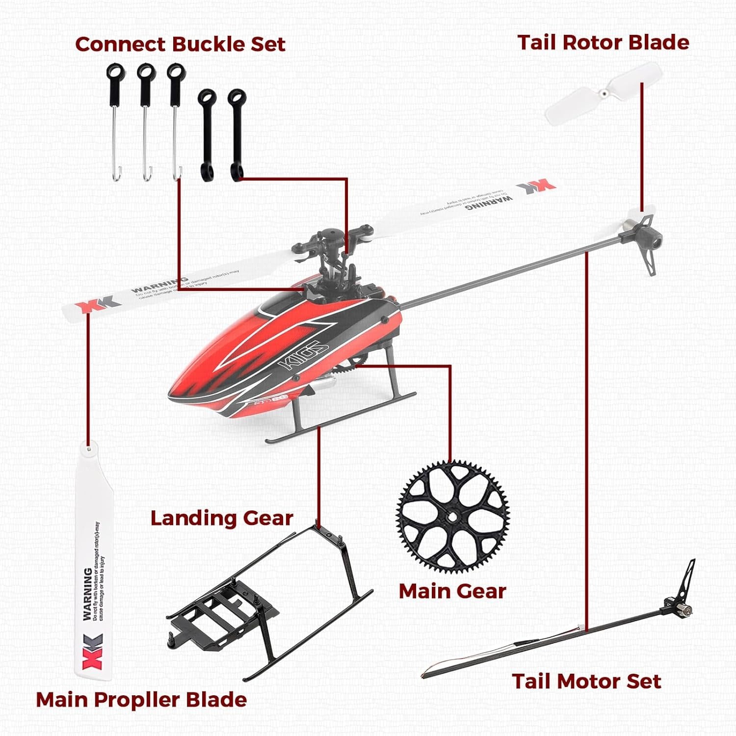 Spare Accessory Kit, Compatibl - Rc Helicopter Motor recension och pris