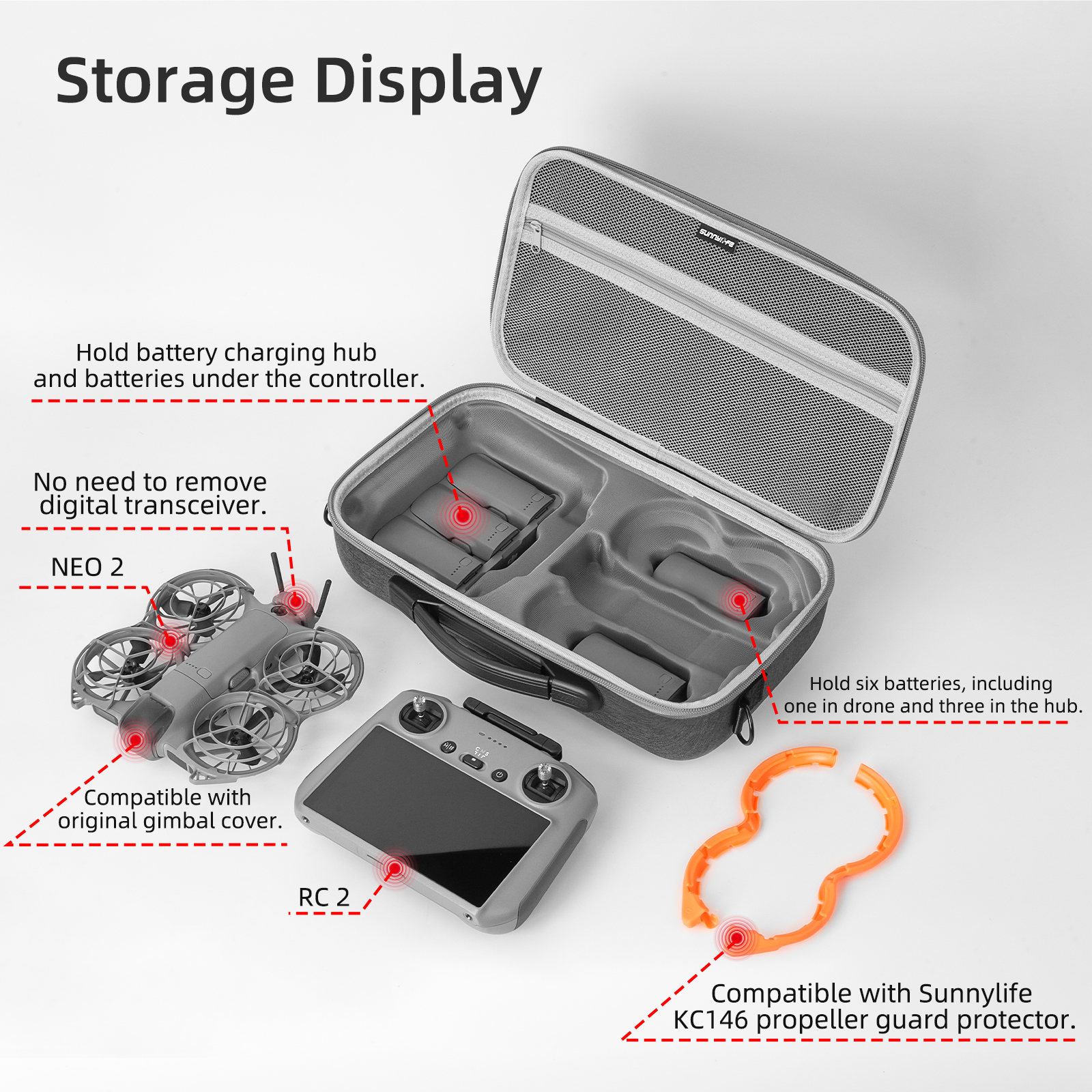 Portable Carrying Case For DJI - Rc Helicopter Bag recension och pris