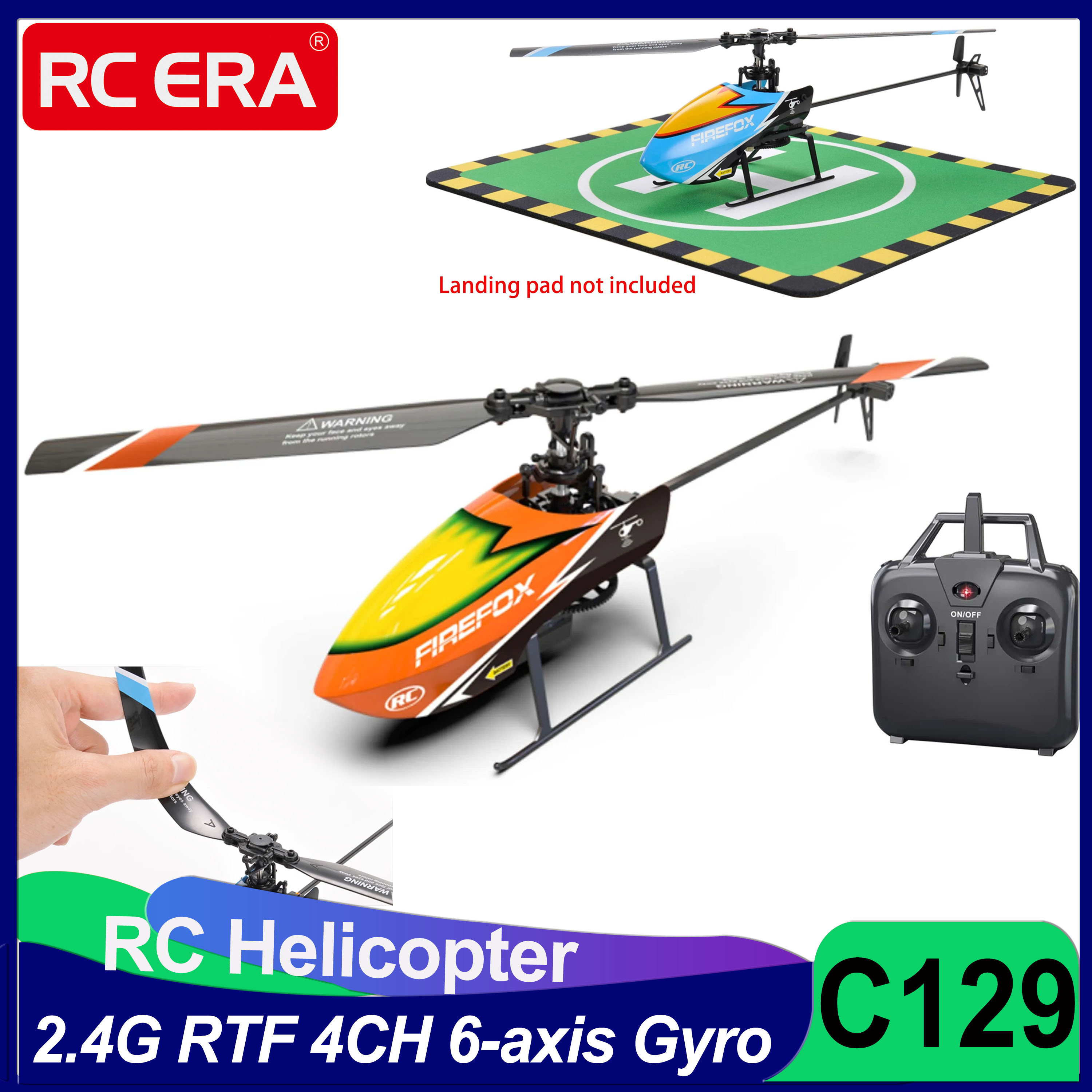 C129 RC Helicopter RTF 4CH 6-a - Rc Helicopter Large recension och pris