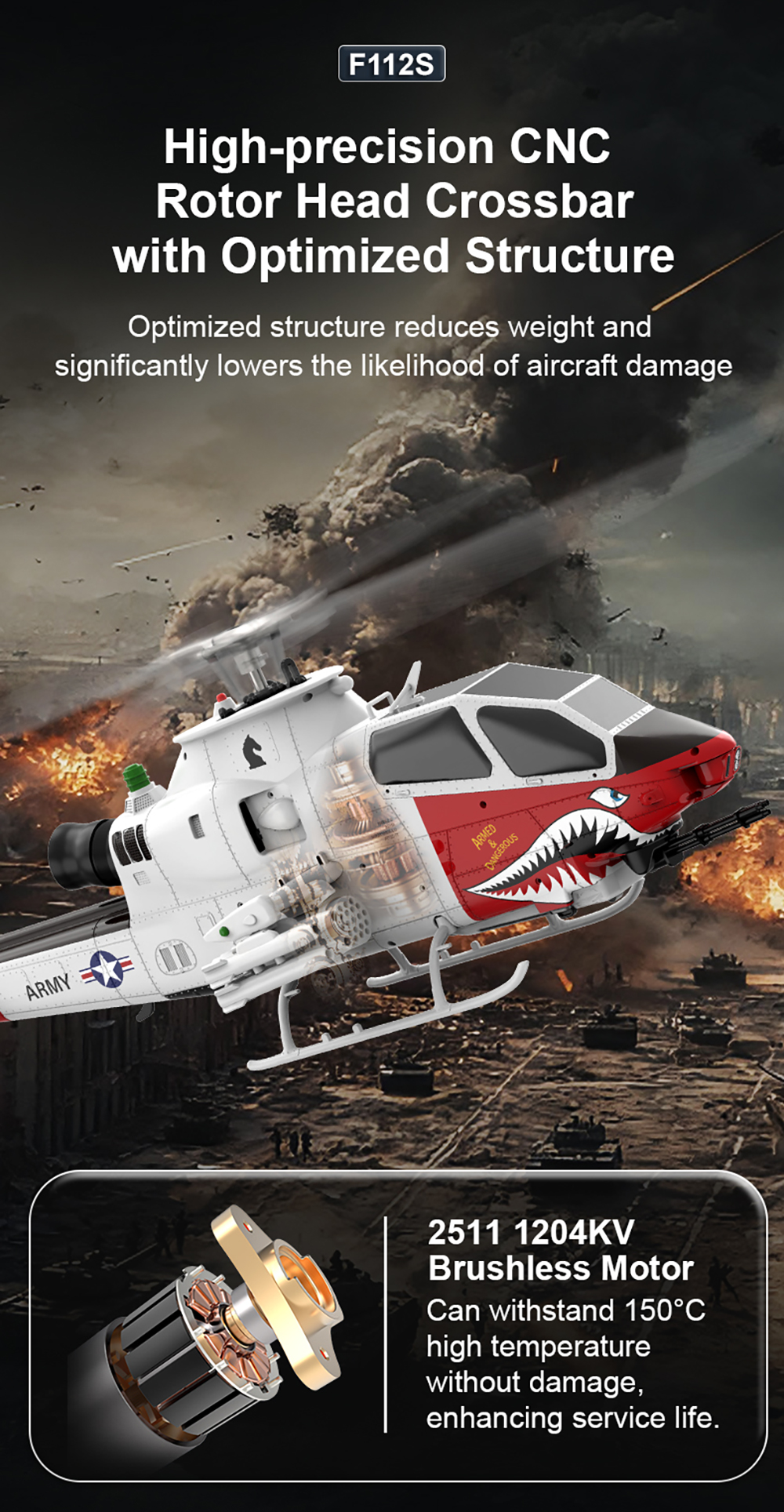 YUXIANG RC Helicopter F112S 9C - Rc Helicopter Gyro recension och pris