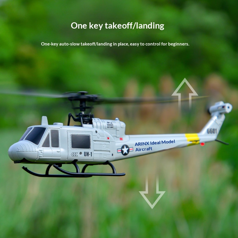 Huey F6601 4CH RC Helicopter - - Rc Helicopter Single Rotor recension och pris