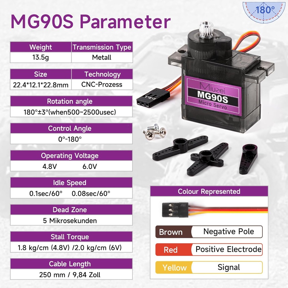 9G Micro Servo Motor Metal Gea - Rc Helicopter Mini recension och pris