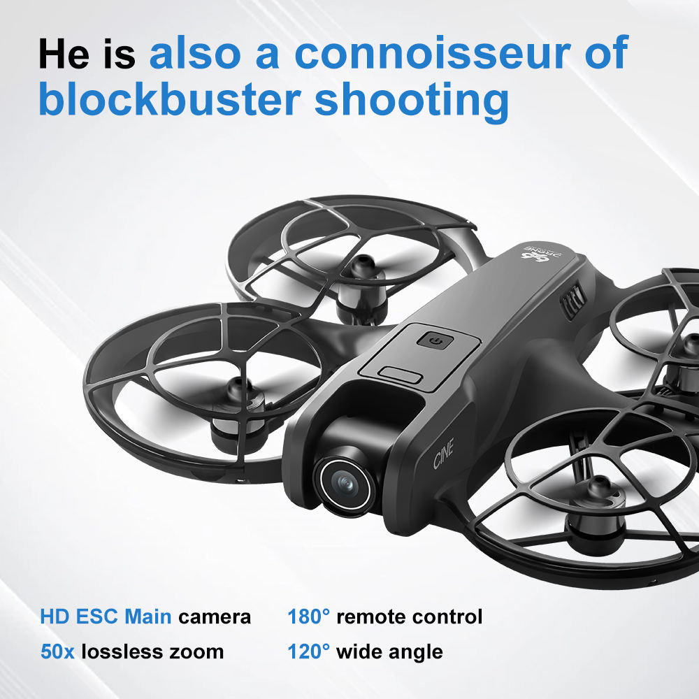V666 Foldable Mini Drone 4K Du - Rc Helicopter Charger recension och pris
