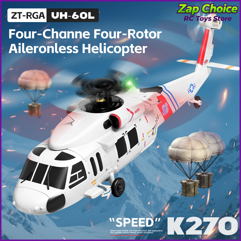 Wltoys K270 Black Hawk UH-60L  - Rc Helicopter Gyro recension och pris