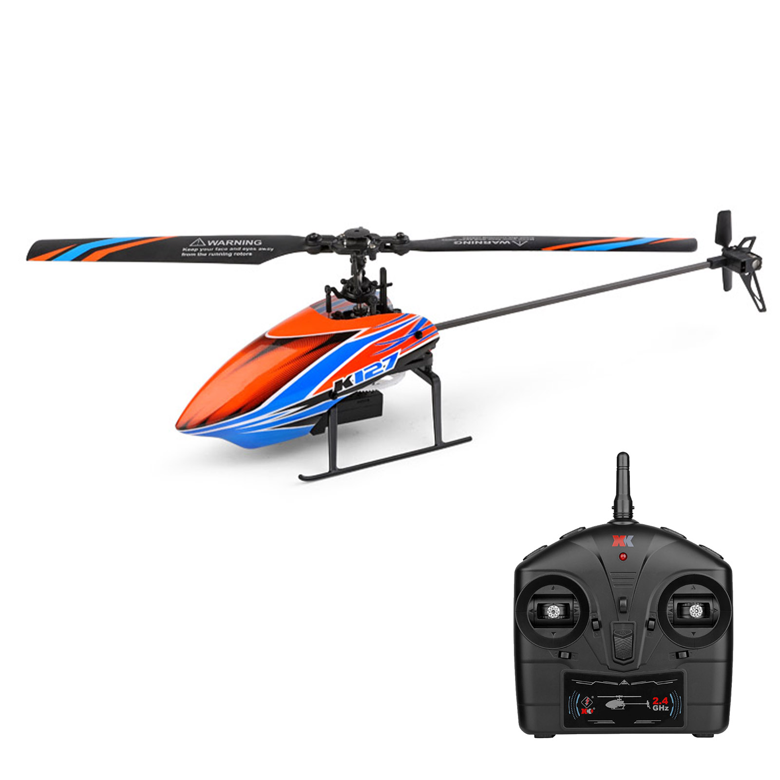 WLtoys XK K127 4CH 6-axis Gyro - Rc Helicopter Large recension och pris